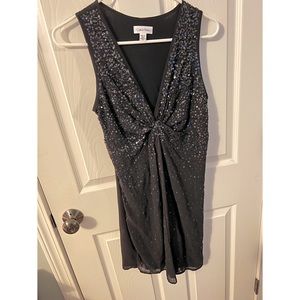 Calvin Klein sequin dress extra small black EUC